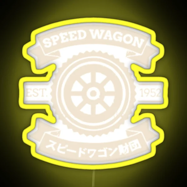 BEST SELLER Speedwagon Foundation Logo Merchandise RGB Neon Sign