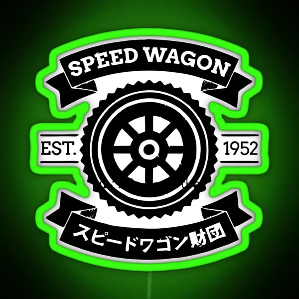 Best Seller Speedwagon Foundation Logo Merchandise RGB Neon Sign