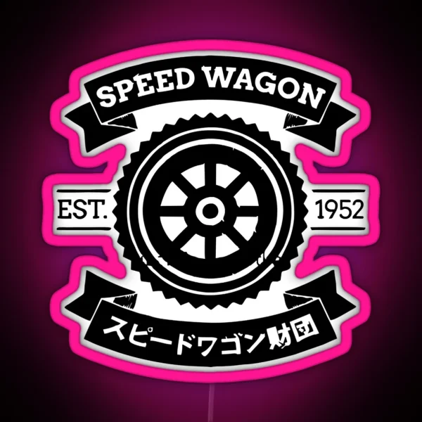 Best Seller Speedwagon Foundation Logo Merchandise RGB Neon Sign