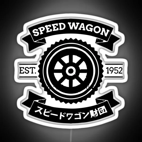 Best Seller Speedwagon Foundation Logo Merchandise RGB Neon Sign