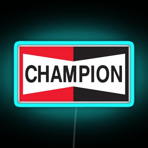 Best Selling Champion Spark Plug Essential Led RGB Neon Sign