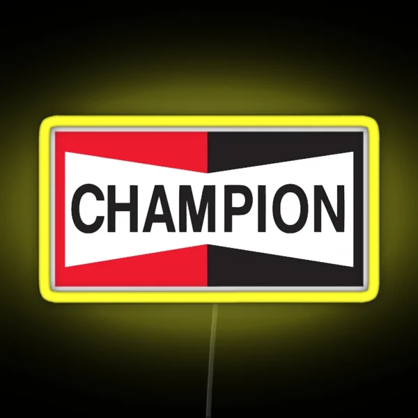 Best Selling Champion Spark Plug Essential Led RGB Neon Sign