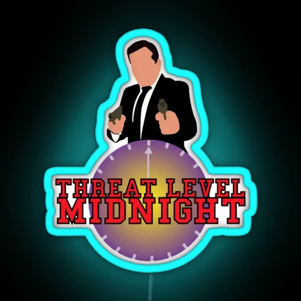 BEST SELLING Threat Level Midnight Logo Essential RGB Neon Sign