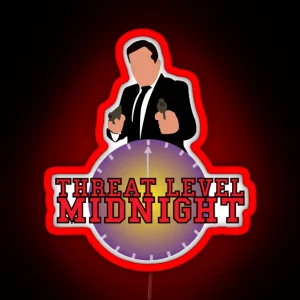 BEST SELLING Threat Level Midnight Logo Essential RGB Neon Sign