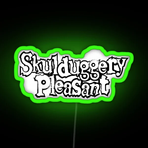 BEST TO BUY Skulduggery Pleasant RGB Neon Sign