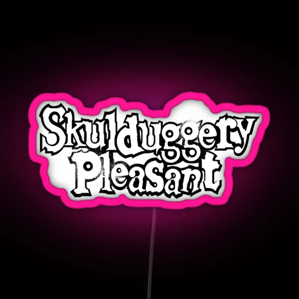 BEST TO BUY Skulduggery Pleasant RGB Neon Sign