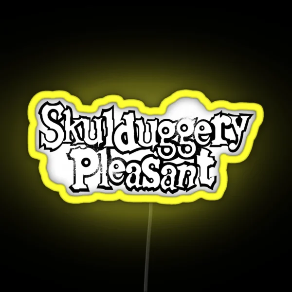 BEST TO BUY Skulduggery Pleasant RGB Neon Sign
