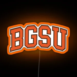 Bgsu College Font Curved RGB Neon Sign