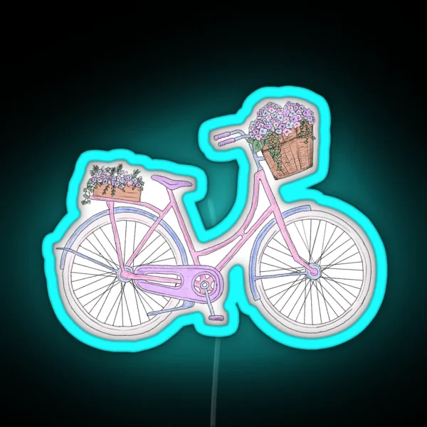 Bi Cycle RGB Neon Sign