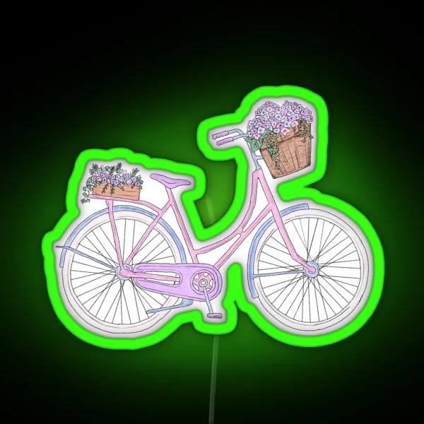 Bi Cycle RGB Neon Sign