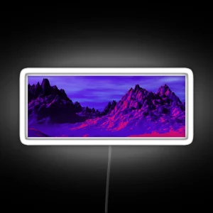 Bi Mountains RGB Neon Sign