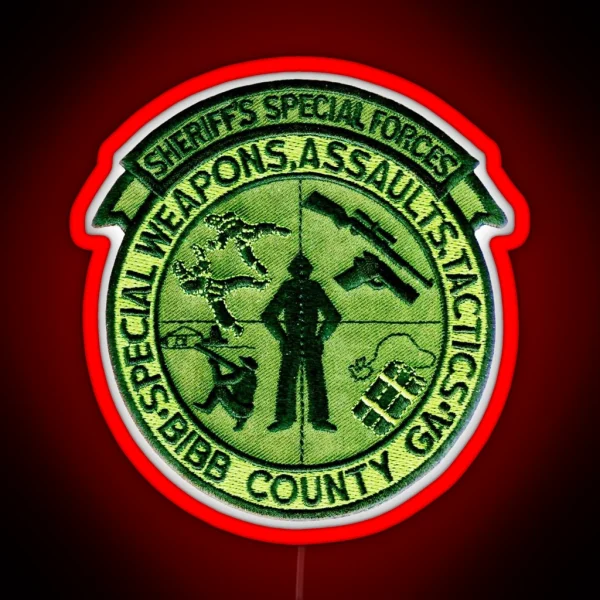 Bibb County Special Forces RGB Neon Sign