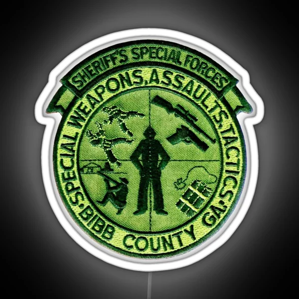 Bibb County Special Forces RGB Neon Sign