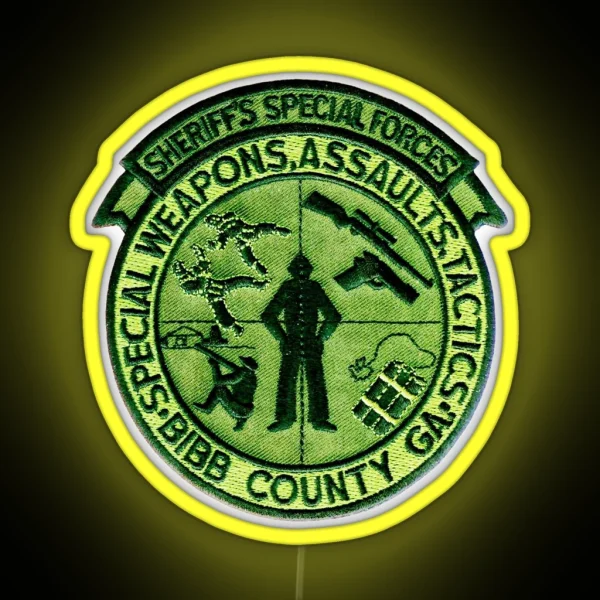 Bibb County Special Forces RGB Neon Sign