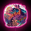 Bicycle Day 1943 Colorful Psychedelic Art RGB Neon Sign - Image 6