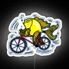 Bicycle Fish Funny Cartoon RGB Neon Sign - Image 5
