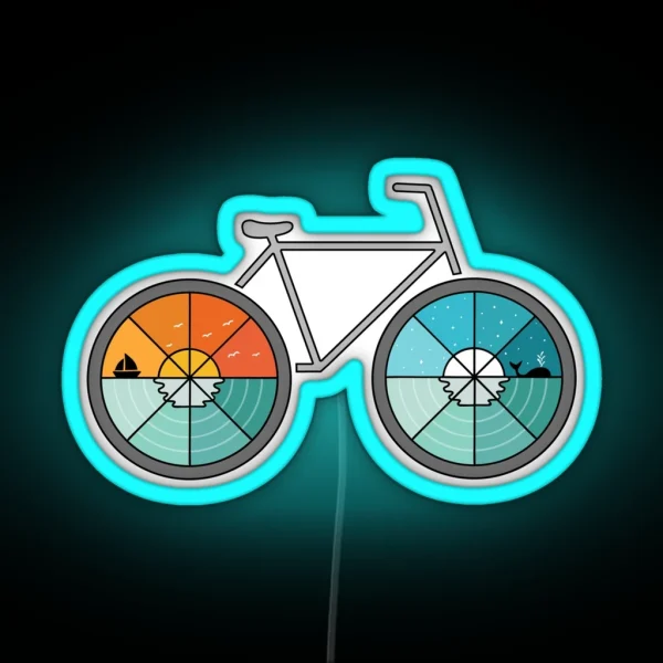 Bicycle RGB Neon Sign
