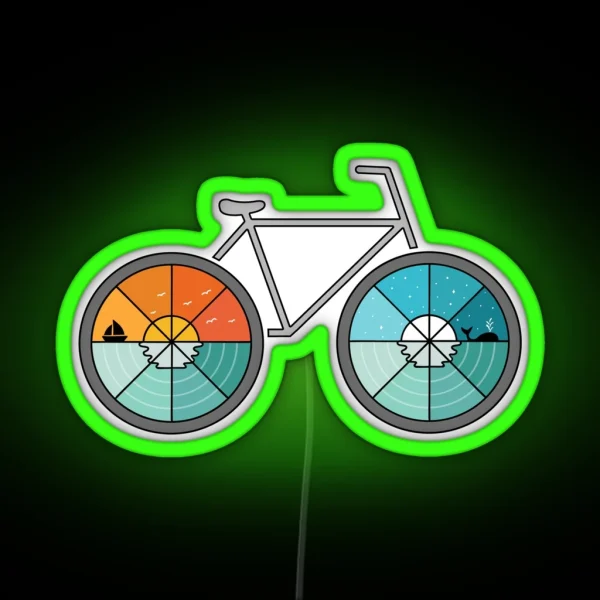 Bicycle RGB Neon Sign
