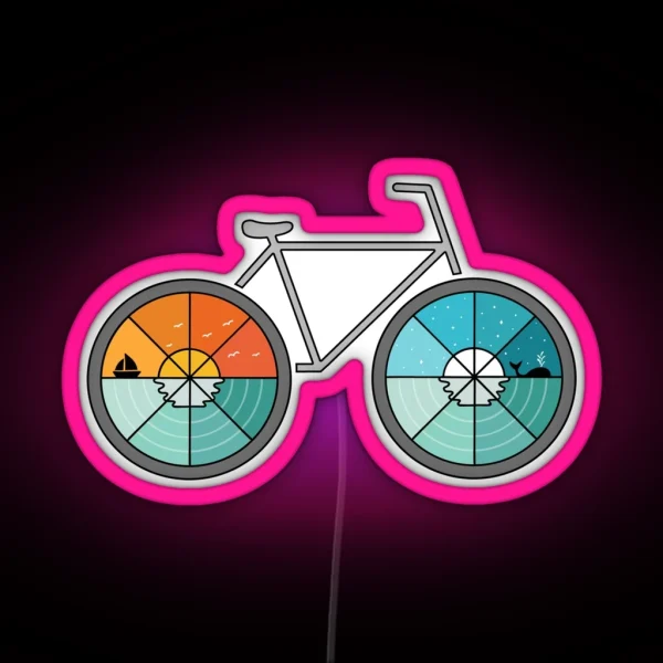 Bicycle RGB Neon Sign