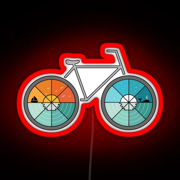 Bicycle RGB Neon Sign