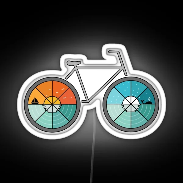 Bicycle RGB Neon Sign