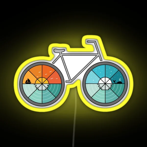 Bicycle RGB Neon Sign