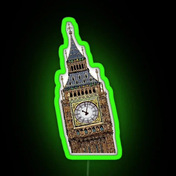 Big Ben RGB Neon Sign