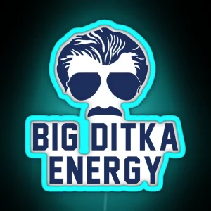 Big Ditka Energy RGB Neon Sign