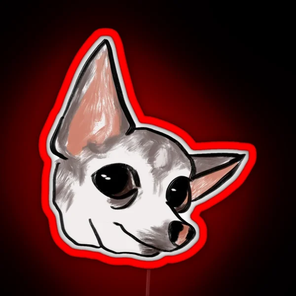 Big Eyed Ears RGB Neon Sign
