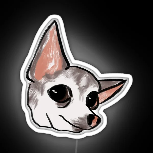 Big Eyed Ears RGB Neon Sign