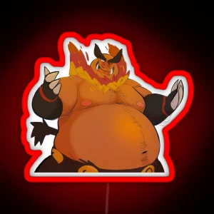 Big Fire Boar RGB Neon Sign