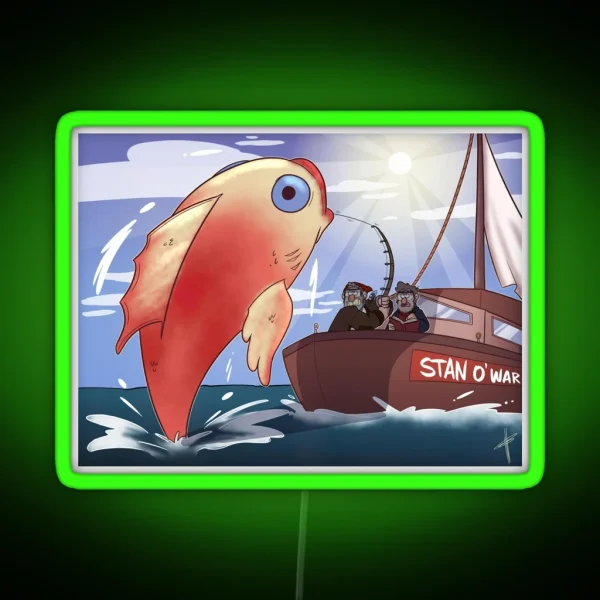 Big Fishin RGB Neon Sign