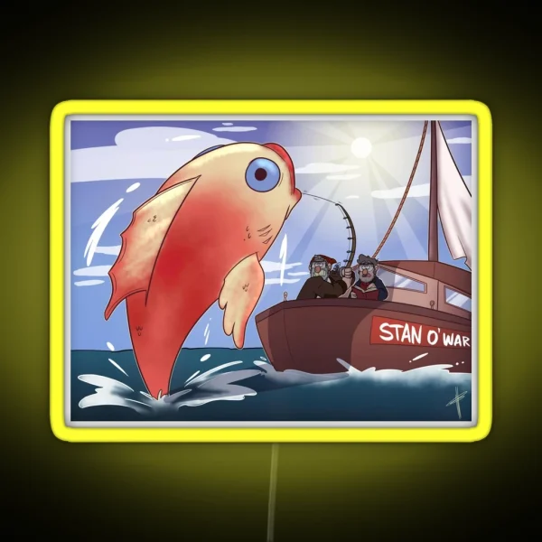 Big Fishin RGB Neon Sign