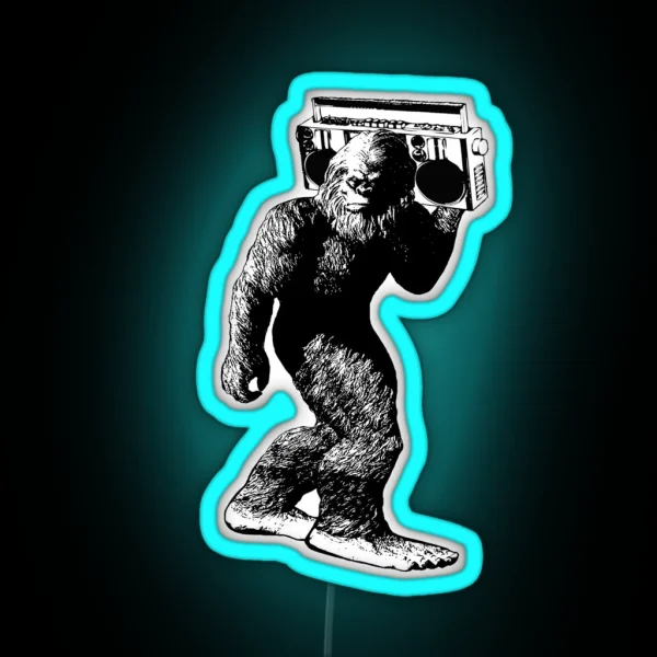 BIG FOOT RGB Neon Sign