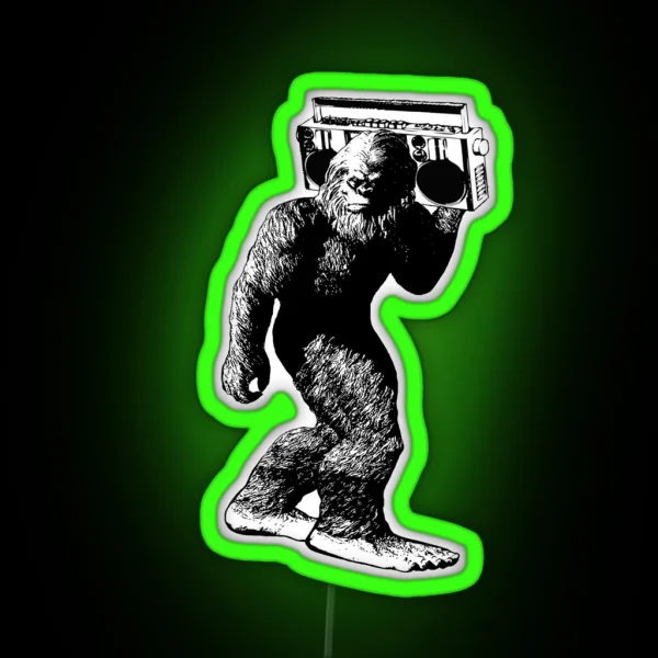 BIG FOOT RGB Neon Sign