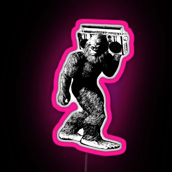 BIG FOOT RGB Neon Sign