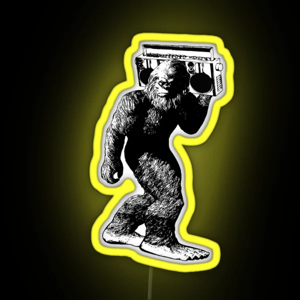 BIG FOOT RGB Neon Sign