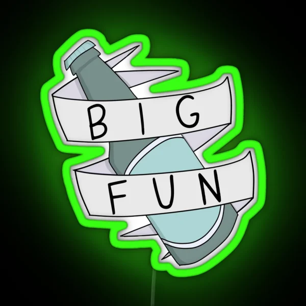 Big Fun Heathers Inspired Design RGB Neon Sign