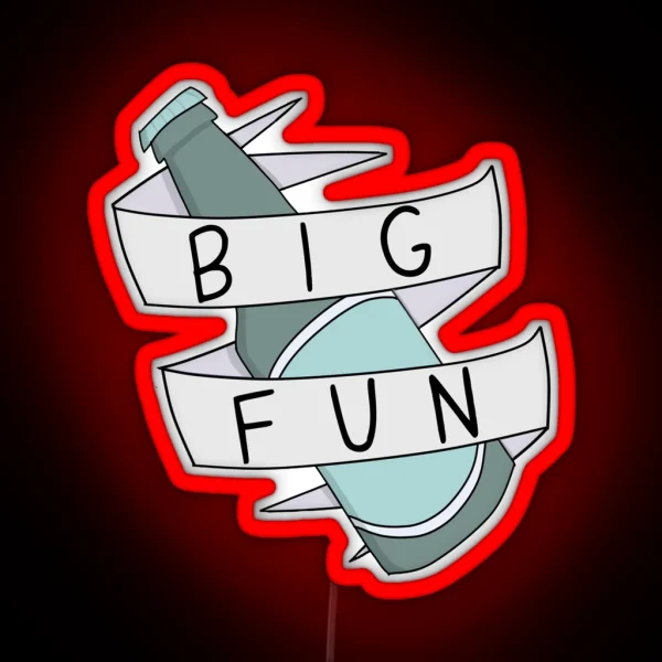Big Fun Heathers Inspired Design RGB Neon Sign