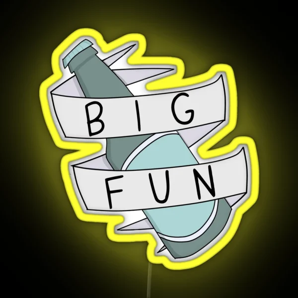 Big Fun Heathers Inspired Design RGB Neon Sign
