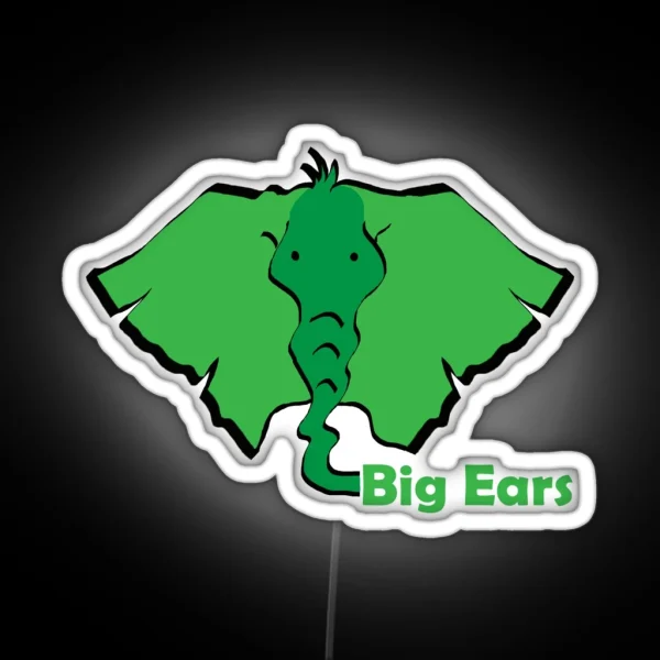 Big Green Ears RGB Neon Sign