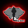 Big Grey Ears RGB Neon Sign - Image 2