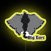 Big Grey Ears RGB Neon Sign - Image 6