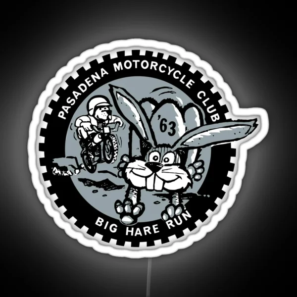 Big Hare Run 1963 RGB Neon Sign
