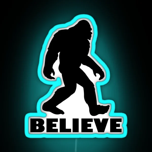 Bigfoot Believe RGB Neon Sign