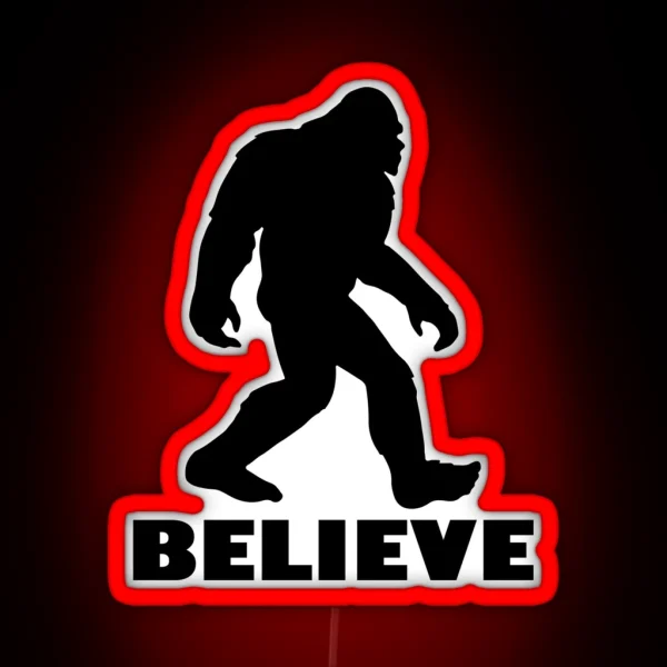 Bigfoot Believe RGB Neon Sign