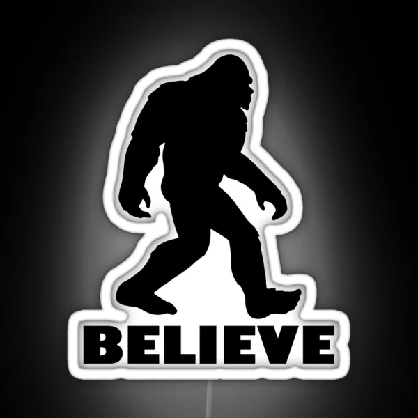 Bigfoot Believe RGB Neon Sign