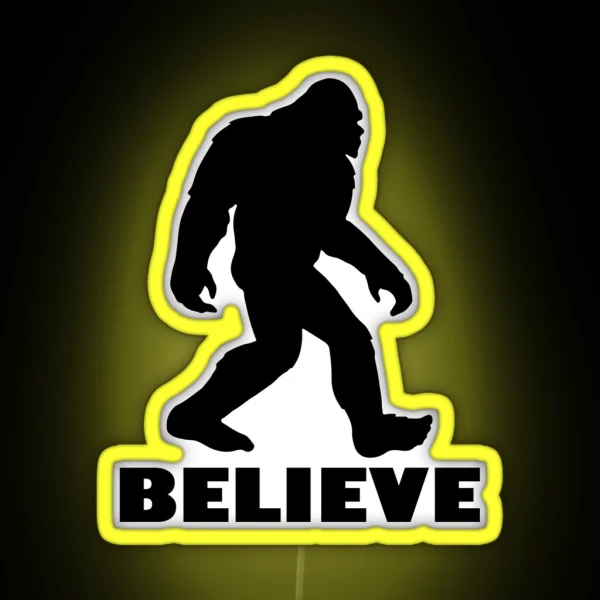 Bigfoot Believe RGB Neon Sign