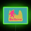 Bigfoot Believe RGB Neon Sign