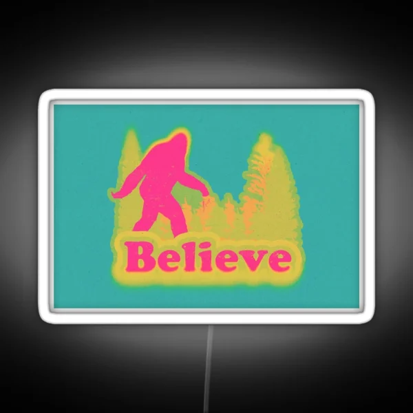 Bigfoot Believe RGB Neon Sign